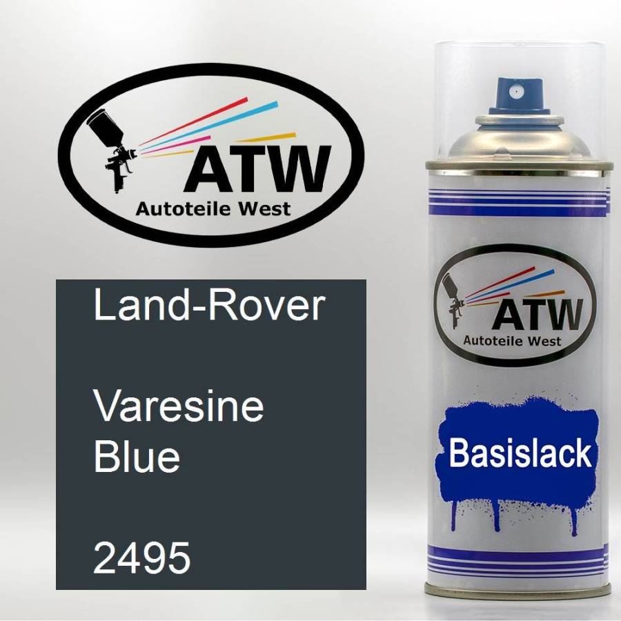 Land-Rover, Varesine Blue, 2495: 400ml Sprühdose, von ATW Autoteile West.